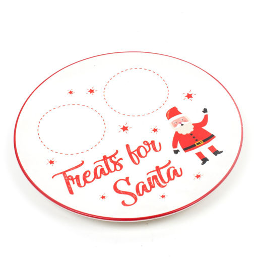 Picture of SANTA TREAT PLATE